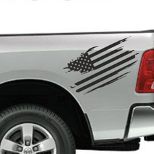 Aufkleber SET AUTO CAR Style TATTOO Offroad  Amerika Flagge Strips & Stars 135