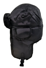 Mil-Tec - PILOTEN-PELZMÜTZE - MA1 - Fellmütze  - Wintermütze - Schwarz - Gr XL