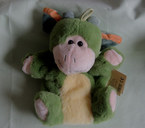 Handpuppen drache plüsch - 1,