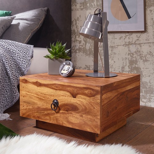 Finebuy nachttisch massiv - finebuy,