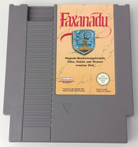 Nintendo nes spiel faxanadu - nintendo,
