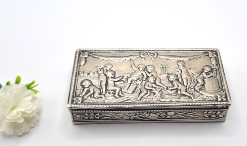 Jugendstil silber pillen - pillen, tabak