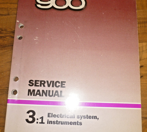 Saab 900 service manual 1 - 900,