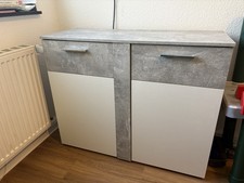 Kommode Weiß Grau Poco