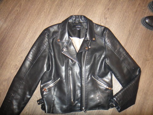 Tolle kunstleder jacke biker - tolle,