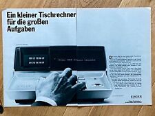 Singer Friden Tischrechner Original 1969 Vintage Advert Werbung Reklame