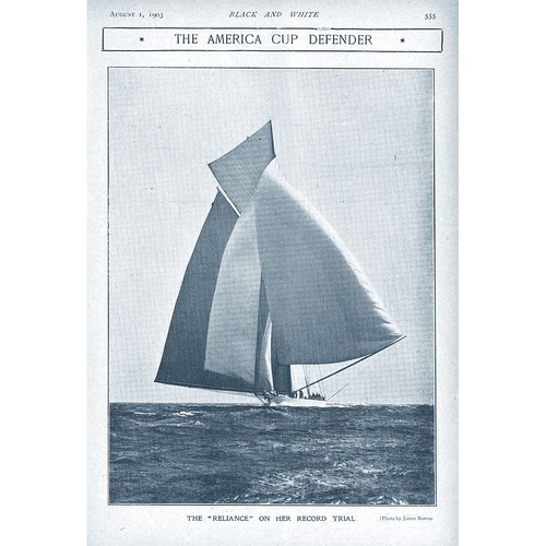 The americas cup yacht - the,