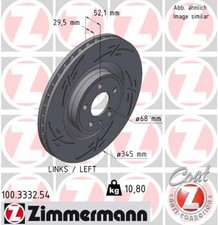 1x ZIMMERMANN Bremsscheibe