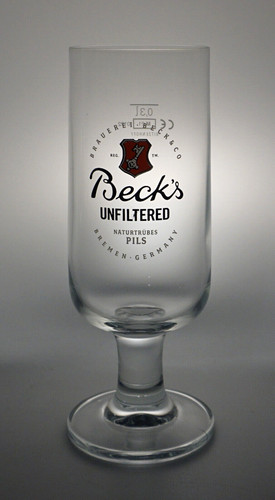 Beck unfiltered bierpokal - beck's,
