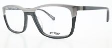 JF Rey Brille JF1390 0010 58-19 143 Black Grey Aluminium Look Rectangle Big XL