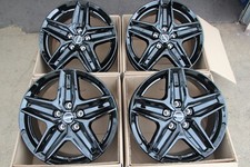 VW Bus T5 T6 T6.1 T7  Satz 18 Zoll Felgen Alufelgen Borbet CWZ schwarz glänzend