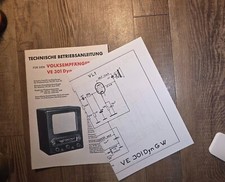 Volksempfänger VE301 Dyn W und GW Betriebsanleitung Schaltplan Volksempfanger