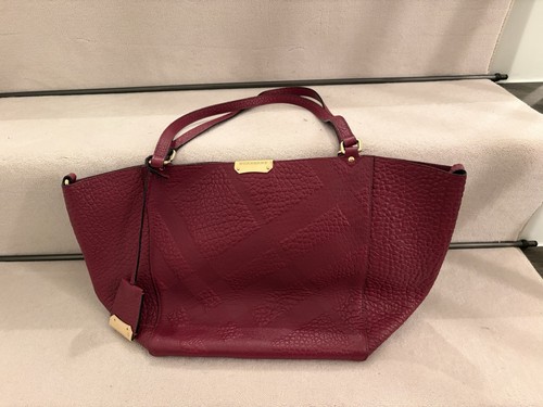 Burberry shopper burgunder