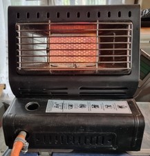 Gasheizer Heizgerät Camping Propan Heizstrahler inkl. Festanschluss