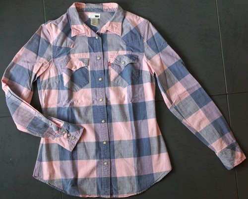 Levi flanellhemd s rosa - flanellhemd, gr.
