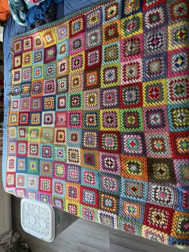 Patchwork decke granny square - decke,