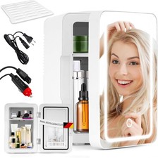 Weiß 6L Mini LED Kühlschrank