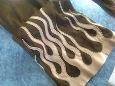 Lederhose,Einzelstück,Flames,Kult,Burn Out,Schlaghose,Biker,Harley,Rock'n'Roll 