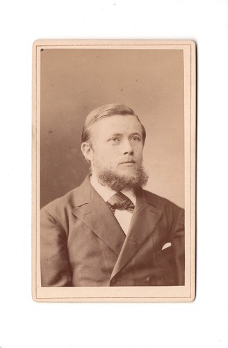 Cdv foto herrenportrait - herrenportrait,