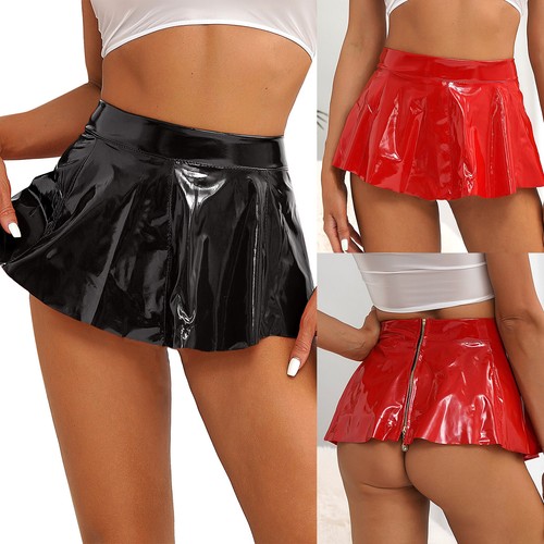 Damen metallic wetlook - de,