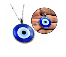 Nazar Boncuk Halskette mit Blaue Anhänger Auge Schmuck Halsschmuck Modeschmuck 