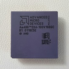AMD Am486DX4-100V16BGC verbesserte 486 DX4 CPU mit schwarzer Laser Gravur