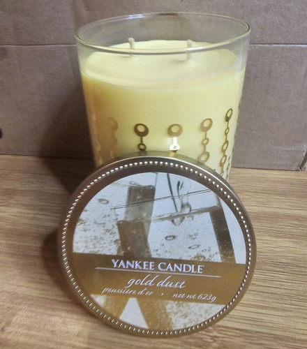 Yankee candle gold dust - gold,