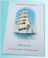Speisekarte des KdF-Schiffes WILHELM GUSTLOFF am 23. Juni 1939 ✴Zollbestimmungen