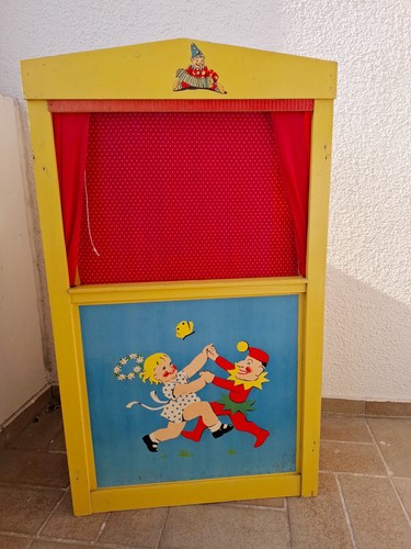 Vintage kasperletheater aus - vintage,