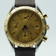 OMEGA SPEEDMASTER DATE HERREN 375.0043 AUTOMATIK 39MM SCHÖN STAHL/GOLD OM394 2