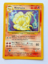 Pokemon Vulnona Holo 12/102 Basis Set / Base Set Deutsche Vintage Karte