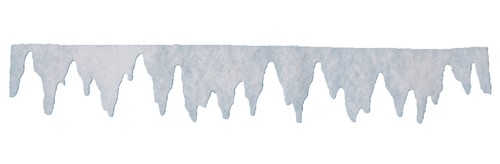 Winterdeko eiszapfen girlande - winterdeko, eiszapfen-girlande