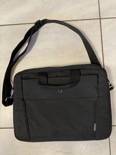 Dicota schwarze flache Umhängetasche / Laptoptasche