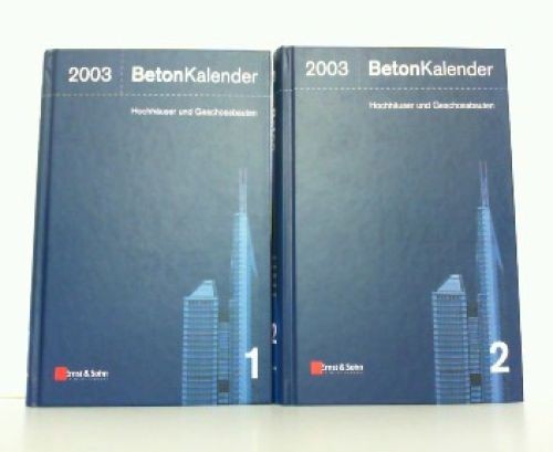 Betonkalender 2003 hier - betonkalender, teil