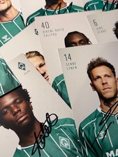 Werder Bremen Autogrammkarten