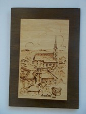 HOLZ BILD Original DEVOLA Holzbrandbild Arnstorf Handarbeit