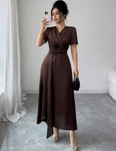 Satin abendkleid l in - satin,