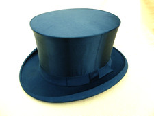 sehr schöner Chapeau Claque Größe 59 Hut Zylinder kein Schweißrand