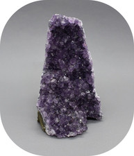 AMETHYST DRUSE aus URUGUAY mit