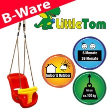 B-Ware Babyschaukel 45x36x38 cm Kinder Schaukelsitz Baby Gartenschaukel Rot