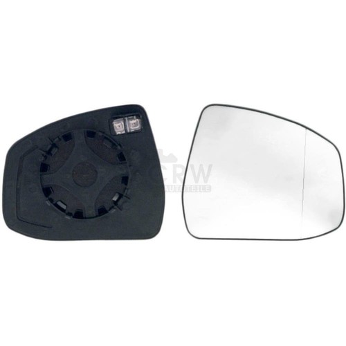 Spiegelglas haltefuss rechts - haltefuss,