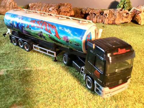 Herpa lkw silozug gealtert - lkw,
