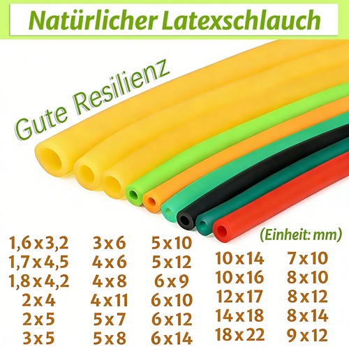 Latexschlauch natur gummiband - natur,