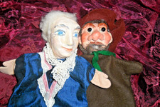 antike Kaspertheaterfiguren