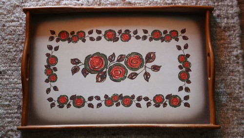 Vintage tablett serviertablett - vintage,