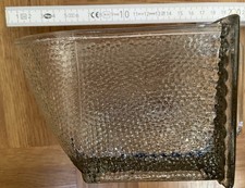 Große alte GERRIX Glasschütte aus altem Küchenschrank Glas/Pressglas