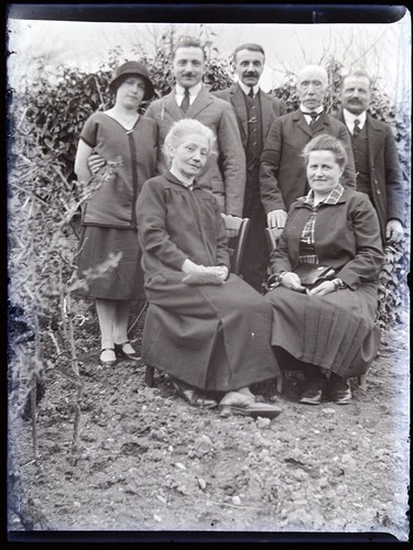Foto negativfamilie c1920 - foto,