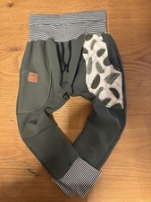 Pumphose Mitwachshose Olive Navy Grün Handmade Jungen gestreift 95%Baumwolle