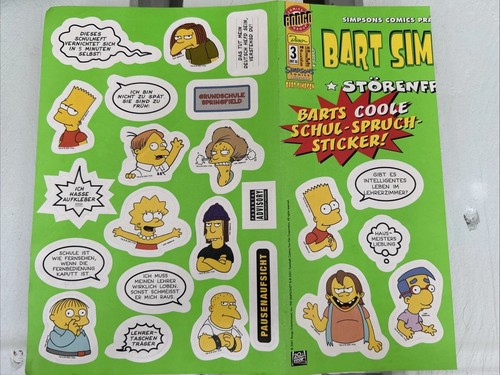 Simpsons stickerbogen aus - simpsons,