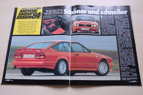 Rallye racing 1985 alfa - rallye, 01/1985